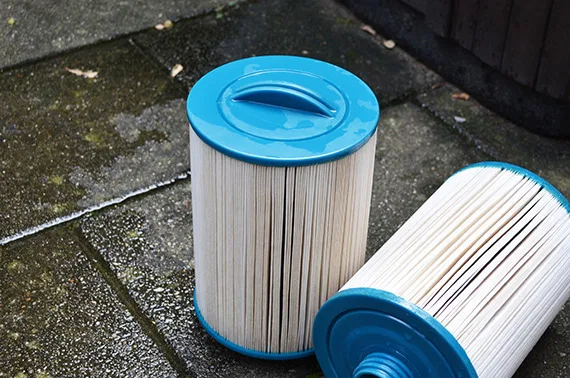 Spa hot tub filters closeup